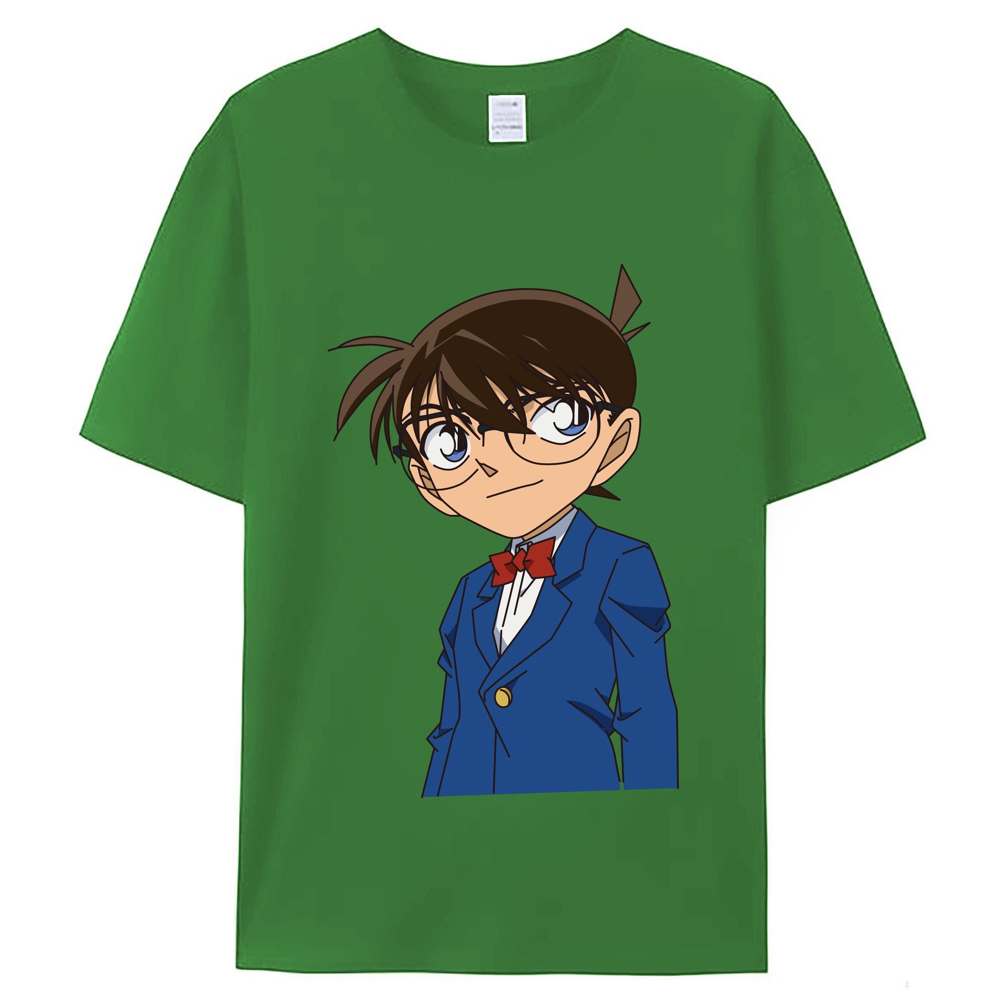 （画像用） 名探偵コナン 江戸川 コナン Detective Conan Conan Edogawa レディースカジュアルプリントTシャツ（綿100％）